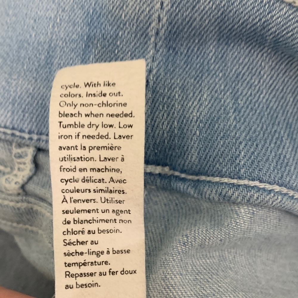 SPANX Light Wash Blue Flare High Rise Retro Jeans Slimming Women's L Minimalist - Picture 5 of 5